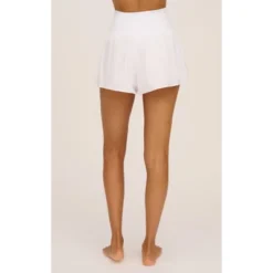 90 Degree By Reflex Womens Woven Crossfire Short With Crossover Waist And Built-in Shorts -Mizuno Shop GUEST bec57777 d70b 4ab1 b625 0ef9e389dcbb