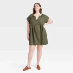 Women's Short Sleeve Linen Mini Shift Dress - Universal Thread™ 14 Women's Short Sleeve Linen Mini Shift Dress - Universal Thread™ -Mizuno Shop GUEST c2faa186 87cf 49cd 85d6 6f2ab8097dd6