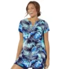 Swimsuits For All Women’s Plus Size Chlorine Resistant Swim Tunic -Mizuno Shop GUEST c5b6190f 66da 4bfe 9295 60f598c5d462