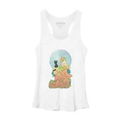 Women's Design By Humans Cat Pumpkin Pile By AwkwardDragon Racerback Tank Top -Mizuno Shop GUEST c7552bf2 a844 4705 8017 1874d7999d22
