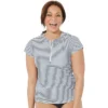 Swimsuits For All Women’s Plus Size Chlorine Resistant Quarter Zip Swim Tee