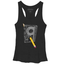 Women's Design By Humans Old School Pencil Rewind By Clingcling Racerback Tank Top 8 Women's Design By Humans Old School Pencil Rewind By Clingcling Racerback Tank Top -Mizuno Shop GUEST c906e0df 47d0 4cba 8435 4728c01c760c