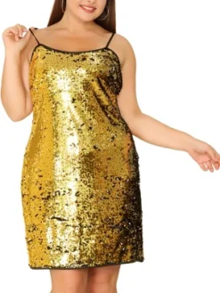 Agnes Orinda Women's Plus Size Glitter Sequin Spaghetti Strap Party Clubwear Mini Dress 14 Agnes Orinda Women's Plus Size Glitter Sequin Spaghetti Strap Party Clubwear Mini Dress -Mizuno Shop GUEST c9351156 0389 41db bc73 a4cb2b73f813