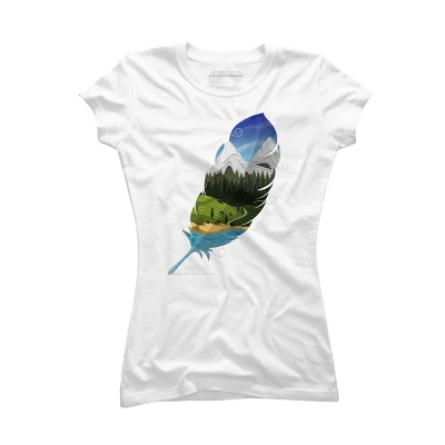 Junior's Design By Humans Wherever Wind Takes Me By Sebasebi T-Shirt 6 Junior's Design By Humans Wherever Wind Takes Me By Sebasebi T-Shirt - Image 4