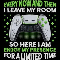 Design By Humans Funny Video Games Every Now And Then I Leave My Room By Tank Top