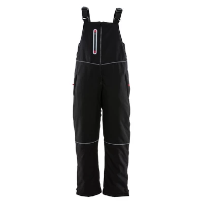 RefrigiWear Women's Insulated Softshell Bib Overalls With Reflective Piping 8 RefrigiWear Women's Insulated Softshell Bib Overalls With Reflective Piping - Image 6