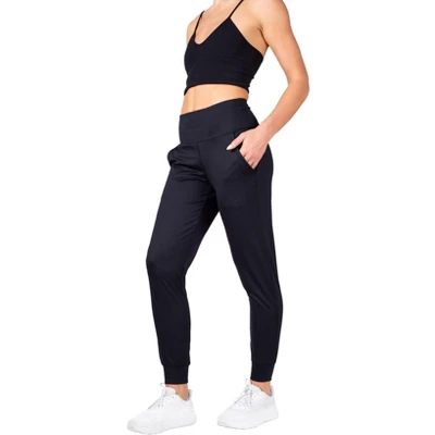 INERZIA 2 Pack Womens Joggers With Pockets High Waist Yoga Pants For Gym And Workout 4 INERZIA 2 Pack Womens Joggers With Pockets High Waist Yoga Pants For Gym And Workout - Image 2