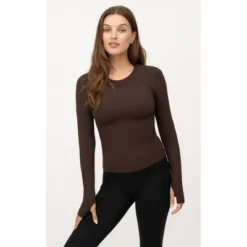 Yogalicious Womens Seamless Zaia Long Sleeve Active Shirt -Mizuno Shop GUEST d170f124 08fb 4c59 861b 486d5d6a6a53
