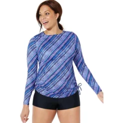 Swimsuits For All Women’s Plus Size Chlorine Resistant Side-Tie Adjustable Long Sleeve Swim Tee 15 Swimsuits For All Women’s Plus Size Chlorine Resistant Side-Tie Adjustable Long Sleeve Swim Tee -Mizuno Shop GUEST d3a35b1b fb45 40dc 9fc5 78009dd6bd2c