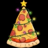 Women's Design By Humans Pizza Christmas Tree By Leroystubbles Racerback Tank Top -Mizuno Shop GUEST d4f57adc e862 47cc 919d 562802cfab53
