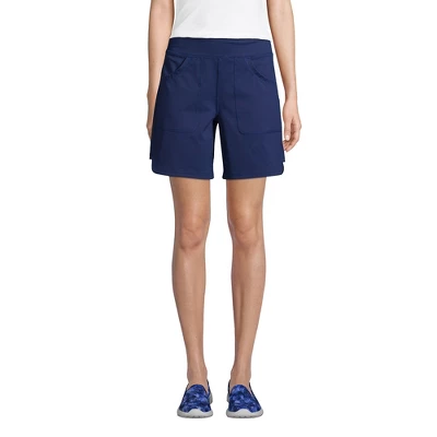 Lands' End Lands' End Women's Tall Active Pocket Shorts 6 Lands' End Lands' End Women's Tall Active Pocket Shorts - Image 4