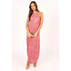 Petal And Pup Womens Melody Plisse Halter Maxi Dress -Mizuno Shop GUEST d70b9b84 0dd6 48a5 8d7f 8556800a04d1
