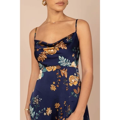 Petal And Pup Womens Alejandra Cowl Neck Midi Dress 4 Petal And Pup Womens Alejandra Cowl Neck Midi Dress - Image 2