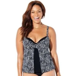 Swimsuits For All Women’s Plus Size Faux Flyaway Underwire Tankini Top 14 Swimsuits For All Women’s Plus Size Faux Flyaway Underwire Tankini Top -Mizuno Shop GUEST d7a6d892 5c45 4cfe 9454 4c6834659de8