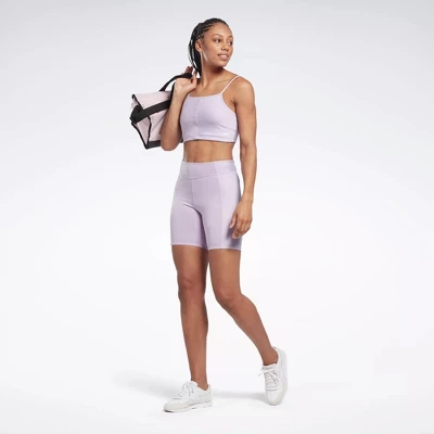 Reebok Yoga Performance Rib Shorts Womens Athletic Shorts 3 Reebok Yoga Performance Rib Shorts Womens Athletic Shorts