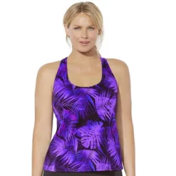 Swimsuits For All Women’s Plus Size Chlorine Resistant Racerback Tankini Top -Mizuno Shop GUEST db4cffa3 1f61 47b1 91e1 6a27a1523da3