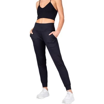 INERZIA 2 Pack Womens Joggers With Pockets High Waist Yoga Pants For Gym And Workout 3 INERZIA 2 Pack Womens Joggers With Pockets High Waist Yoga Pants For Gym And Workout