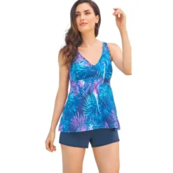 Swim 365 Women’s Plus Size Flowy Tankini Top -Mizuno Shop GUEST dcf9dcf5 d67f 4f43 b43c 204050f05a3a