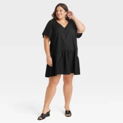 Women's Flutter Short Sleeve Mini Shift Dress - A New Day™ 8 Women's Flutter Short Sleeve Mini Shift Dress - A New Day™ -Mizuno Shop GUEST ddda7ef9 0ffd 420c 8ccc fbf33c821973