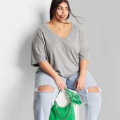 Women's Short Sleeve Relaxed Fit V-Neck T-Shirt - Wild Fable™ 11 Women's Short Sleeve Relaxed Fit V-Neck T-Shirt - Wild Fable™ -Mizuno Shop GUEST de2f8a46 b446 4432 bdf2 c15fe5d5e799