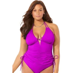 Swimsuits For All Women’s Plus Size Plunge Tankini Top -Mizuno Shop GUEST de3855e5 1223 441f b8fc fc442cf05851
