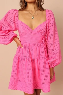 Petal And Pup Womens Augusta Long Sleeve Mini Dress 7 Petal And Pup Womens Augusta Long Sleeve Mini Dress - Image 5