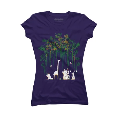 Junior's Design By Humans Repaint The Forest By Radiomode T-Shirt 8 Junior's Design By Humans Repaint The Forest By Radiomode T-Shirt - Image 6