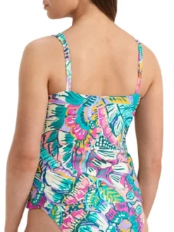 Sunsets Women's Lush Garden Taylor Underwire Tankini Top - 75D-LUSGA