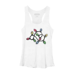 Women's Design By Humans Christmas Lights By Emcgaughey Racerback Tank Top -Mizuno Shop GUEST e26c04e5 0bd2 4a4a a689 e8f91c9ac0a5
