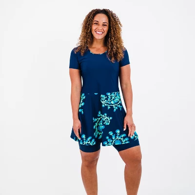 Calypsa Womens Womens Vintage Swim Dress 4 Calypsa Womens Womens Vintage Swim Dress - Image 2