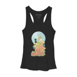Women's Design By Humans Cat Pumpkin Pile By AwkwardDragon Racerback Tank Top -Mizuno Shop GUEST e97bb8cb 9422 4a36 8f8c 06b1072a145d