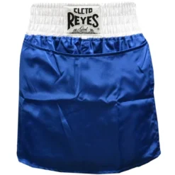 Cleto Reyes Women's Satin Polyester Boxing Skirt Trunks - Blue/White -Mizuno Shop GUEST eaf5fd58 617b 4584 90df 4d53afdf50c2