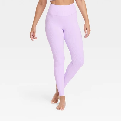 Women's Rib Curvy Leggings - All In Motion™ 10 Women's Rib Curvy Leggings - All In Motion™ - Image 8