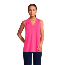 Lands' End Women's Light Weight V-Neck Tank -Mizuno Shop GUEST ee3393e2 e2e0 4b87 a3cb a97e254a4840