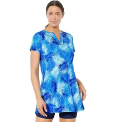 Swimsuits For All Women’s Plus Size Chlorine Resistant Swim Tunic -Mizuno Shop GUEST f159f970 b614 4d77 9b5b 2ad8630ea818