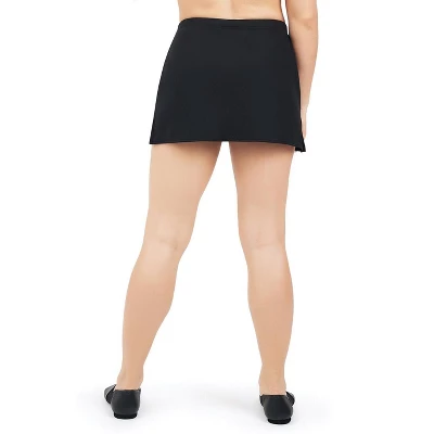 Capezio Women's Team Basics Skirt With Built In Short 3 Capezio Women's Team Basics Skirt With Built In Short