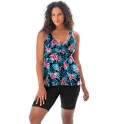 Swim 365 Women’s Plus Size Flowy Tankini Top -Mizuno Shop GUEST f2e7330b d43c 438b bc63 d4e713dcc0b6