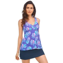Swim 365 Women’s Plus Size Flowy Tankini Top -Mizuno Shop GUEST f4e4751e 5a12 4838 9179 c044f9c0773d