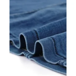 Allegra K Women's Puff Short Sleeve Collared Button Front Mini Jean Denim Dress -Mizuno Shop GUEST f6f08169 6904 43bc 8830 7f1d385885a8