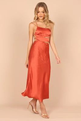 Petal And Pup Womens Forelle One Shoulder Cut Out Midi Dress 6 Petal And Pup Womens Forelle One Shoulder Cut Out Midi Dress - Image 5