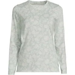 Lands' End Women's Tall Relaxed Supima Cotton Long Sleeve Crewneck T-Shirt -Mizuno Shop GUEST ff5b2c48 de4c 4d15 924c 389df59cd4b5